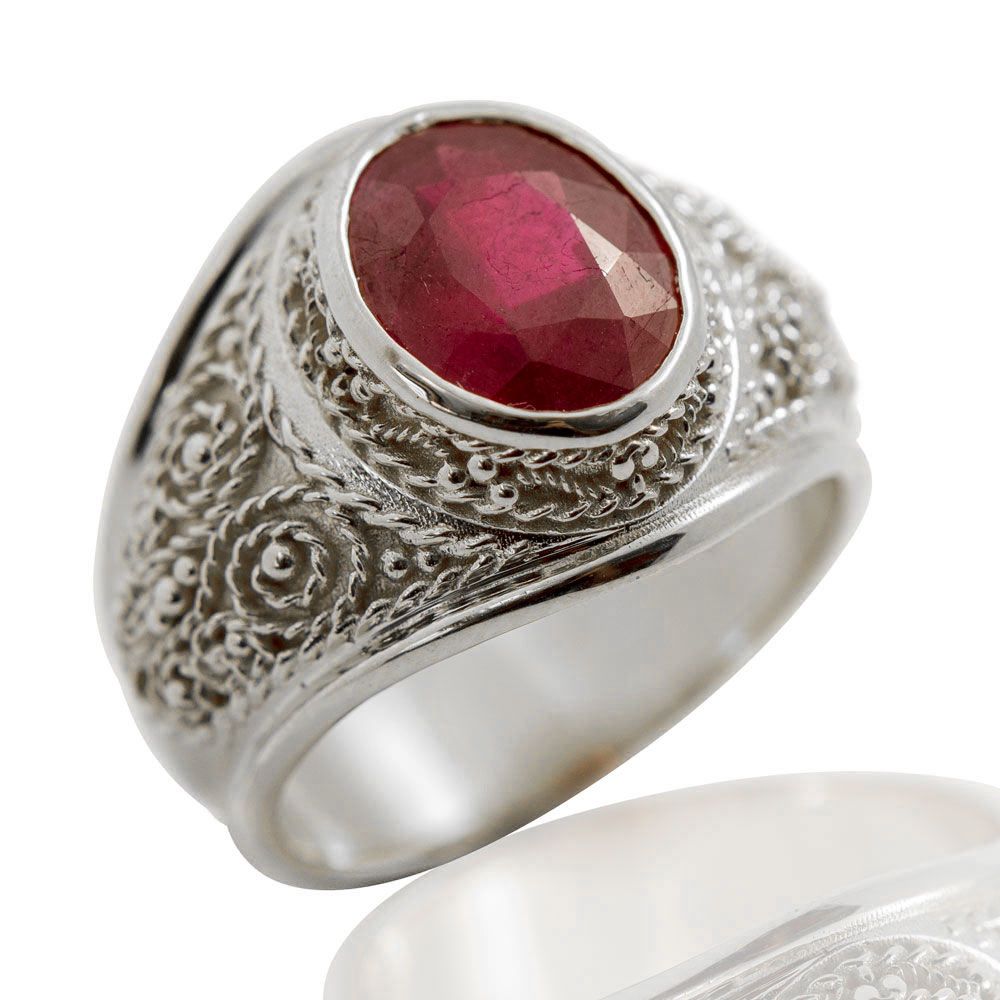 Detail Witcher 3 Gold Ruby Ring Nomer 23