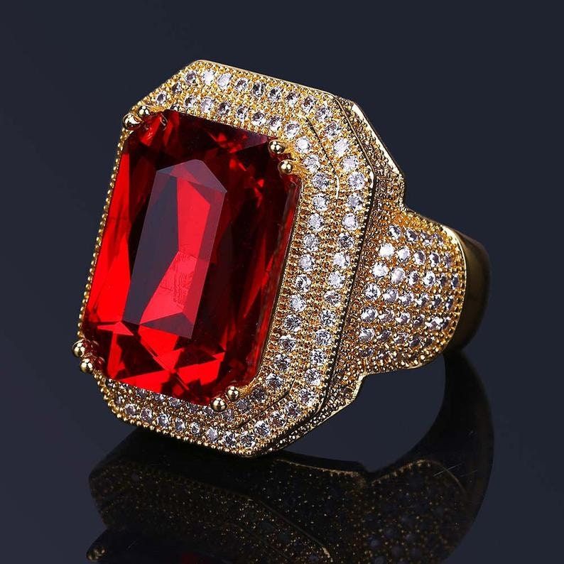 Detail Witcher 3 Gold Ruby Ring Nomer 34