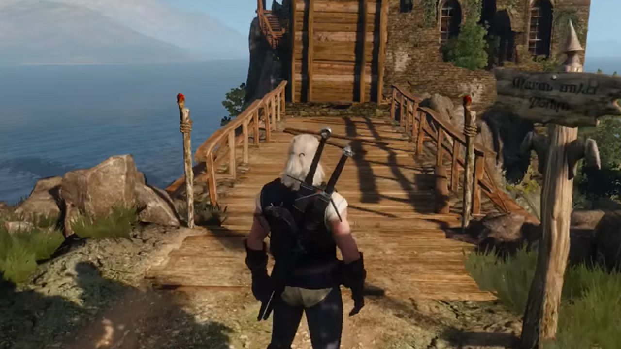 Detail Witcher 3 Griffin Lighthouse Drawbridge Nomer 2