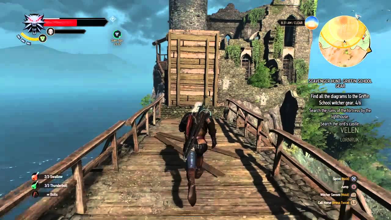 Detail Witcher 3 Griffin Lighthouse Drawbridge Nomer 11