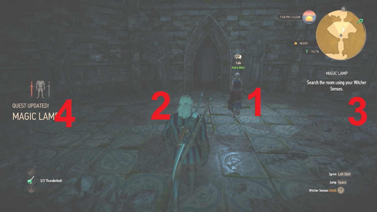 Detail Witcher 3 Magic Lamp Ghosts Nomer 3