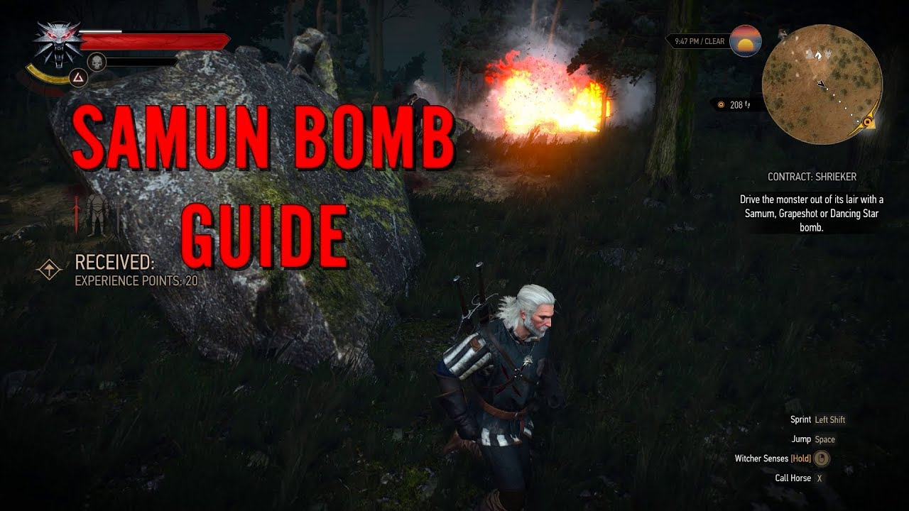 Detail Witcher 3 Moon Dust Bomb Nomer 16