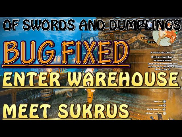 Witcher 3 Of Swords And Dumplings Bug - KibrisPDR
