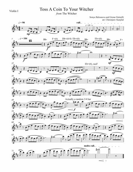 Detail Witcher 3 Violin Sheet Music Nomer 26