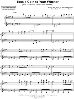 Detail Witcher 3 Violin Sheet Music Nomer 30