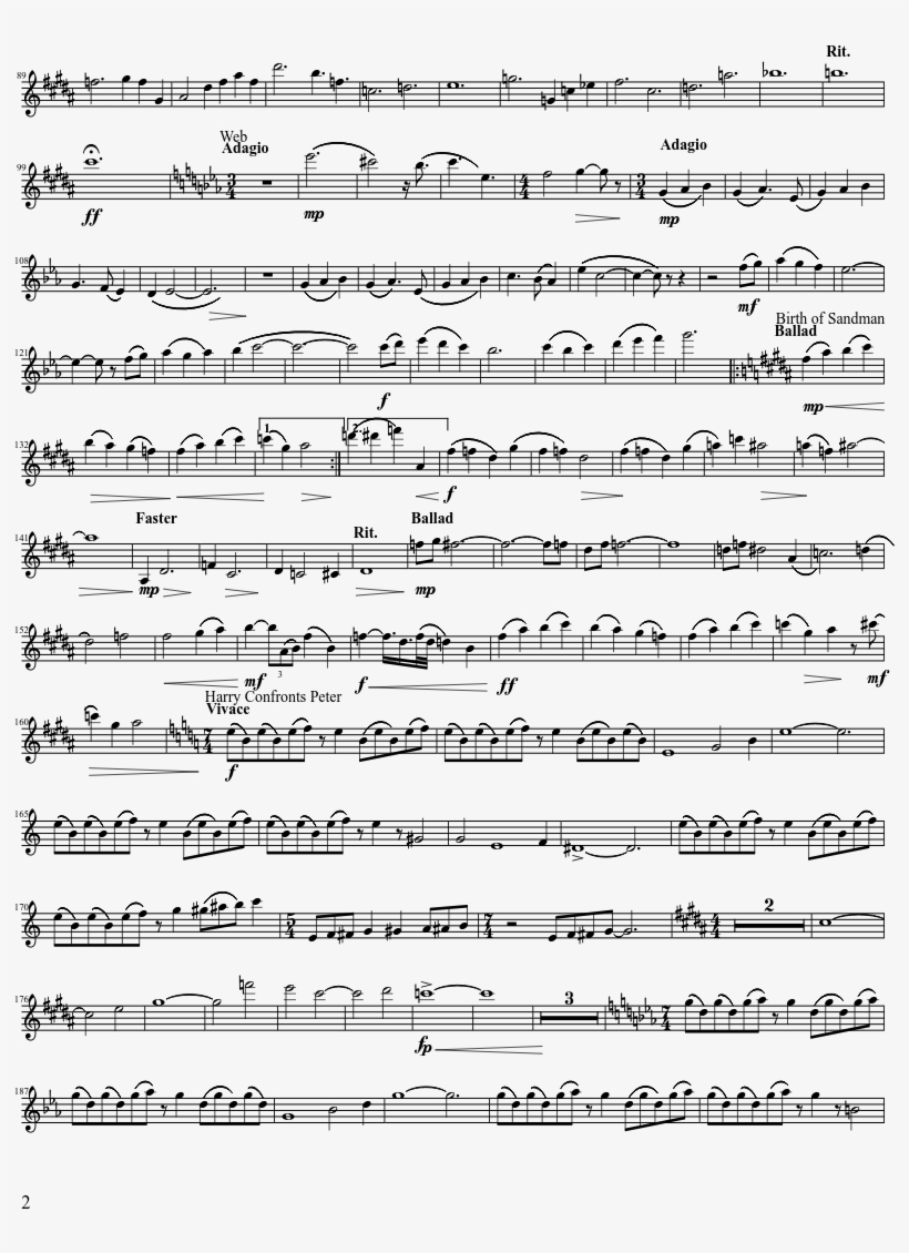 Detail Witcher 3 Violin Sheet Music Nomer 40