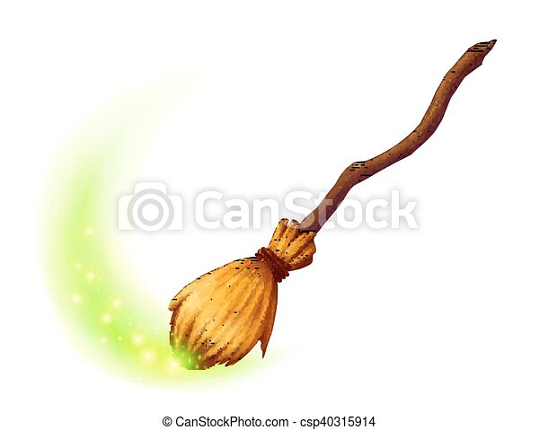 Detail Witches Broom Vector Nomer 21