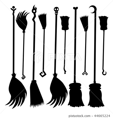 Detail Witches Broom Vector Nomer 27