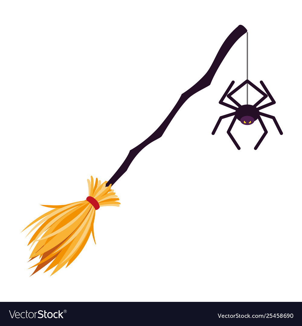 Detail Witches Broom Vector Nomer 35