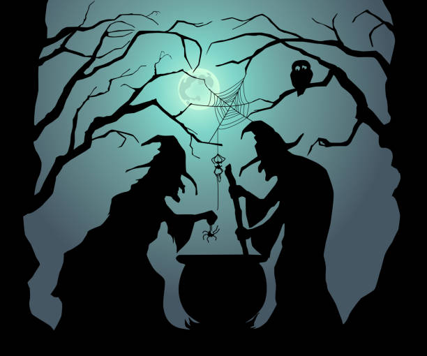 Detail Witches Cauldron Silhouette Nomer 34