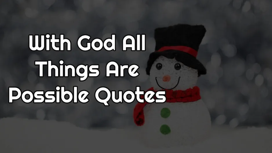 Detail With God All Things Are Possible Quotes Nomer 45