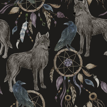 Detail Wolf And Raven Wallpaper Nomer 54
