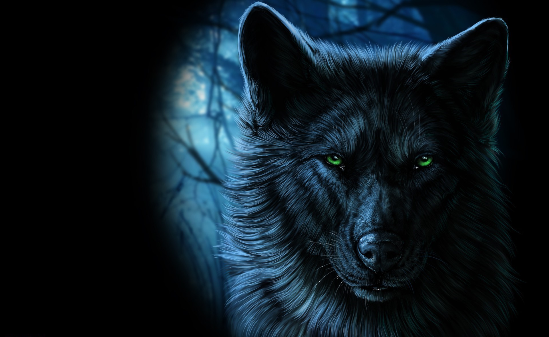 Detail Wolf Art Wallpaper Nomer 14