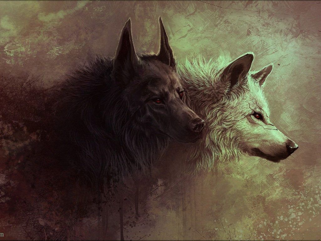 Detail Wolf Art Wallpaper Nomer 31