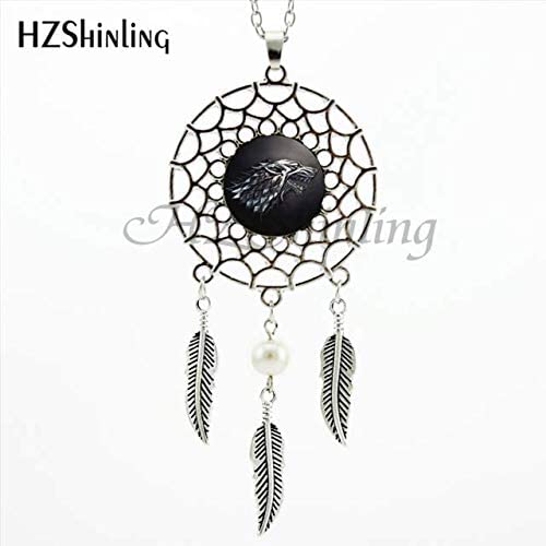 Detail Wolf Dreamcatcher Necklace Nomer 31