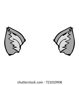 Wolf Ears Clipart - KibrisPDR