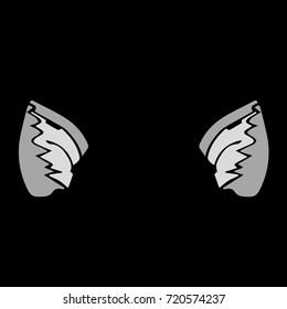 Detail Wolf Ears Clipart Nomer 5