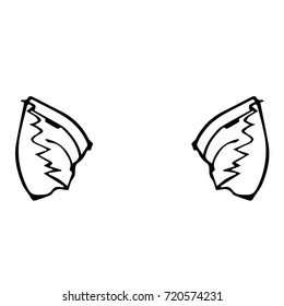 Detail Wolf Ears Clipart Nomer 35