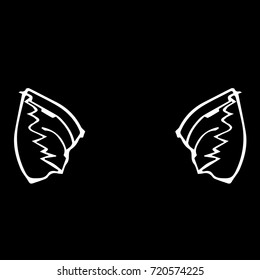 Detail Wolf Ears Clipart Nomer 38