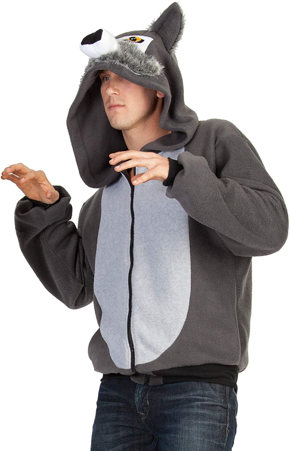 Detail Wolf Hoodie With Ears Amazon Nomer 2