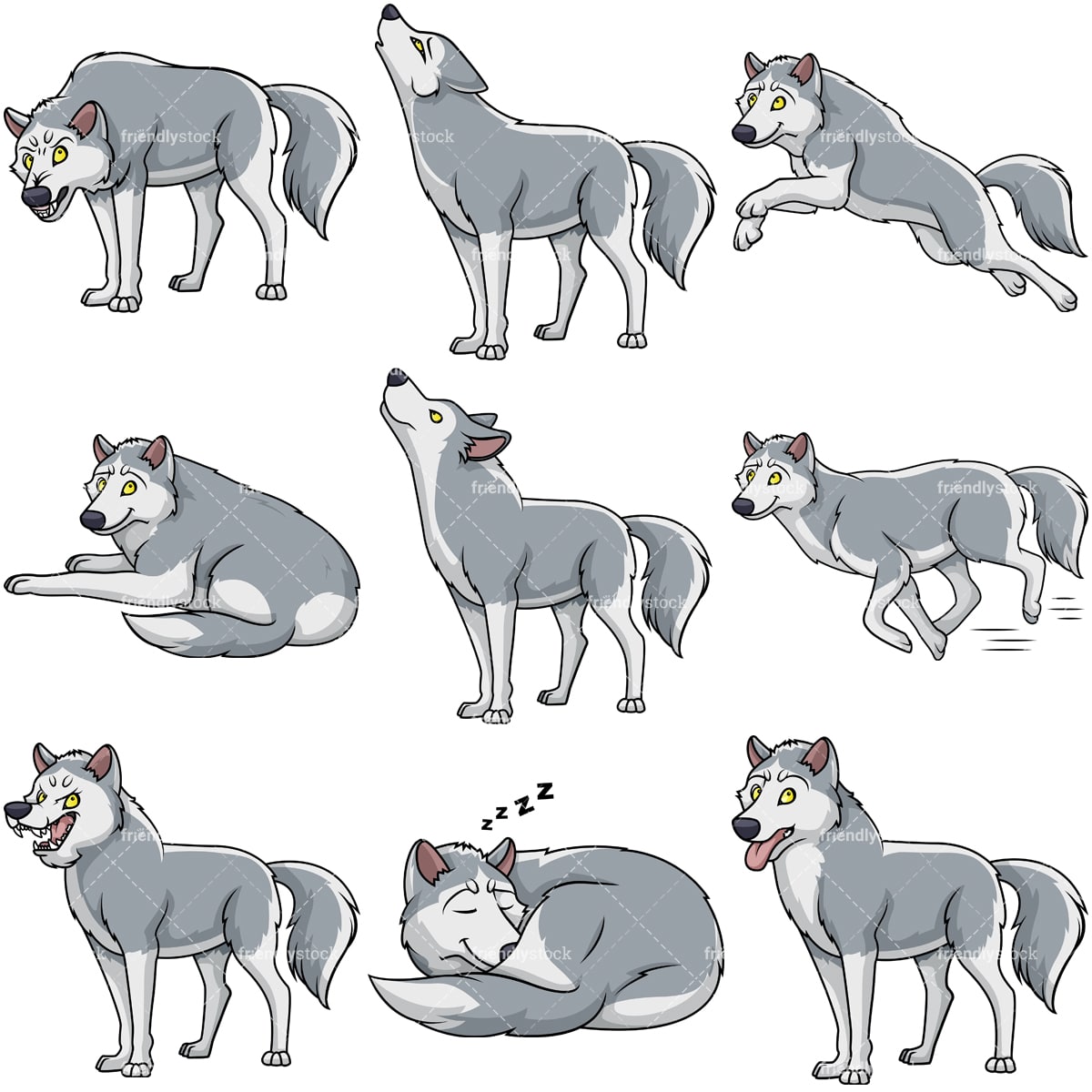 Detail Wolf Png Clipart Nomer 29