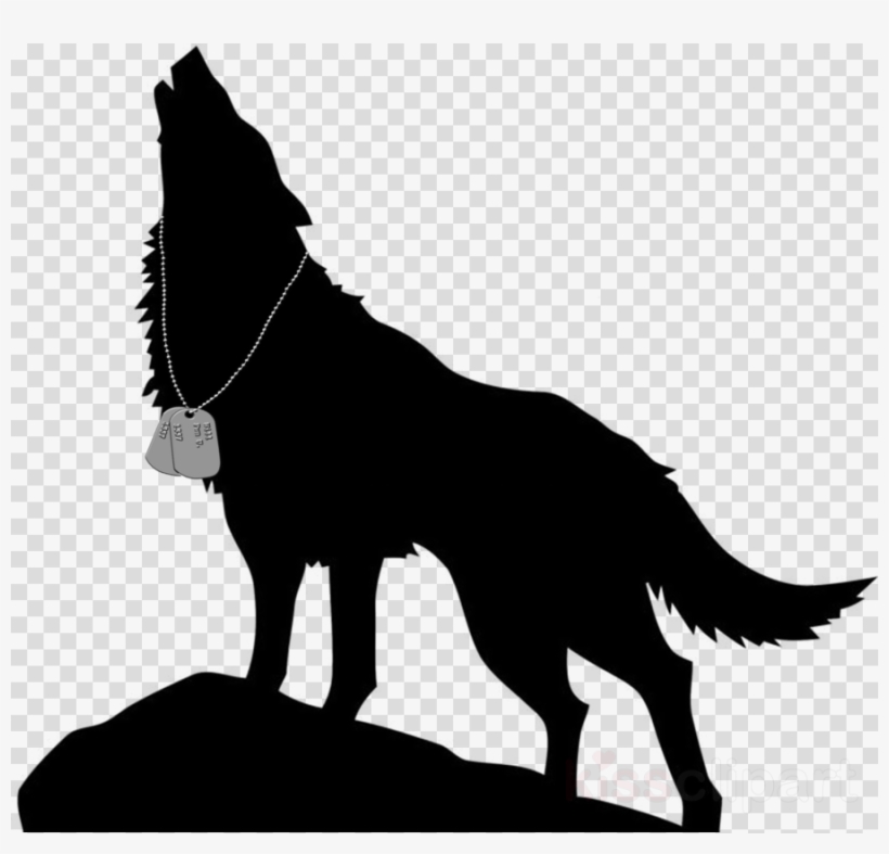 Detail Wolf Silhouette Clip Art Nomer 15