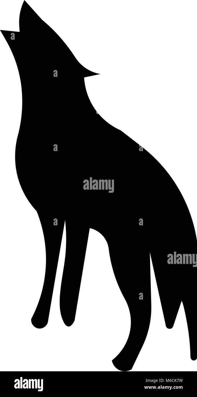 Download Wolf Silhouette Clip Art Nomer 4