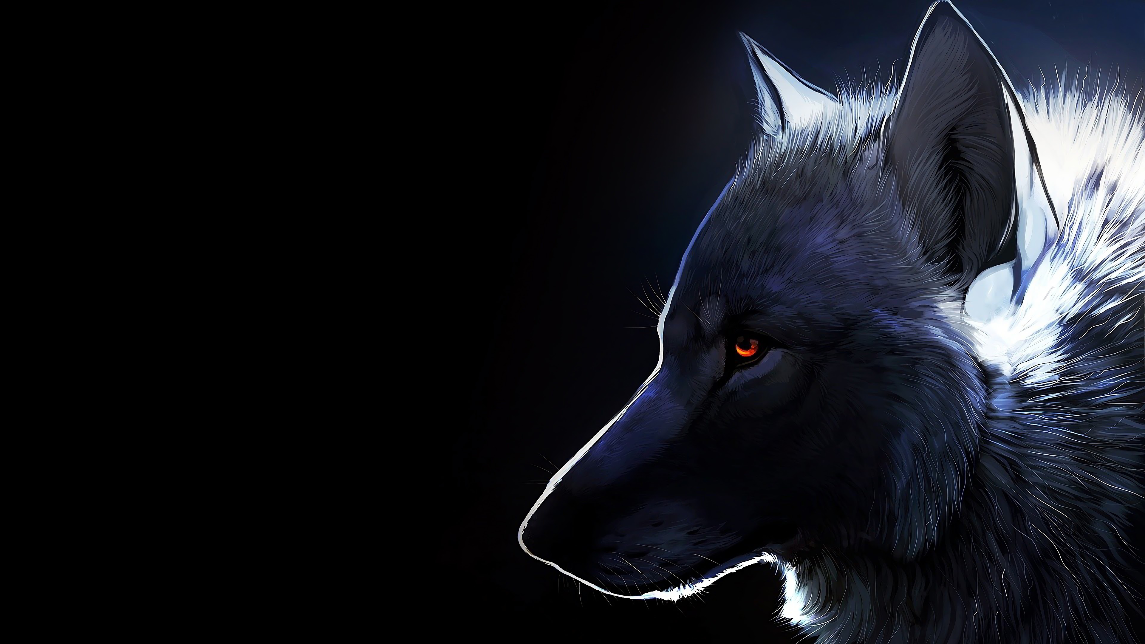 Detail Wolf Wallpaper 4k Nomer 35