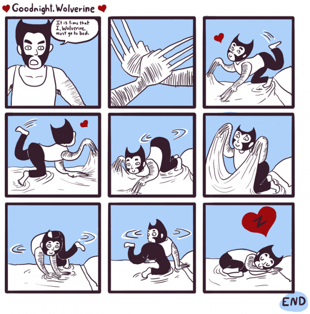 Detail Wolverine Bed Meme Nomer 32