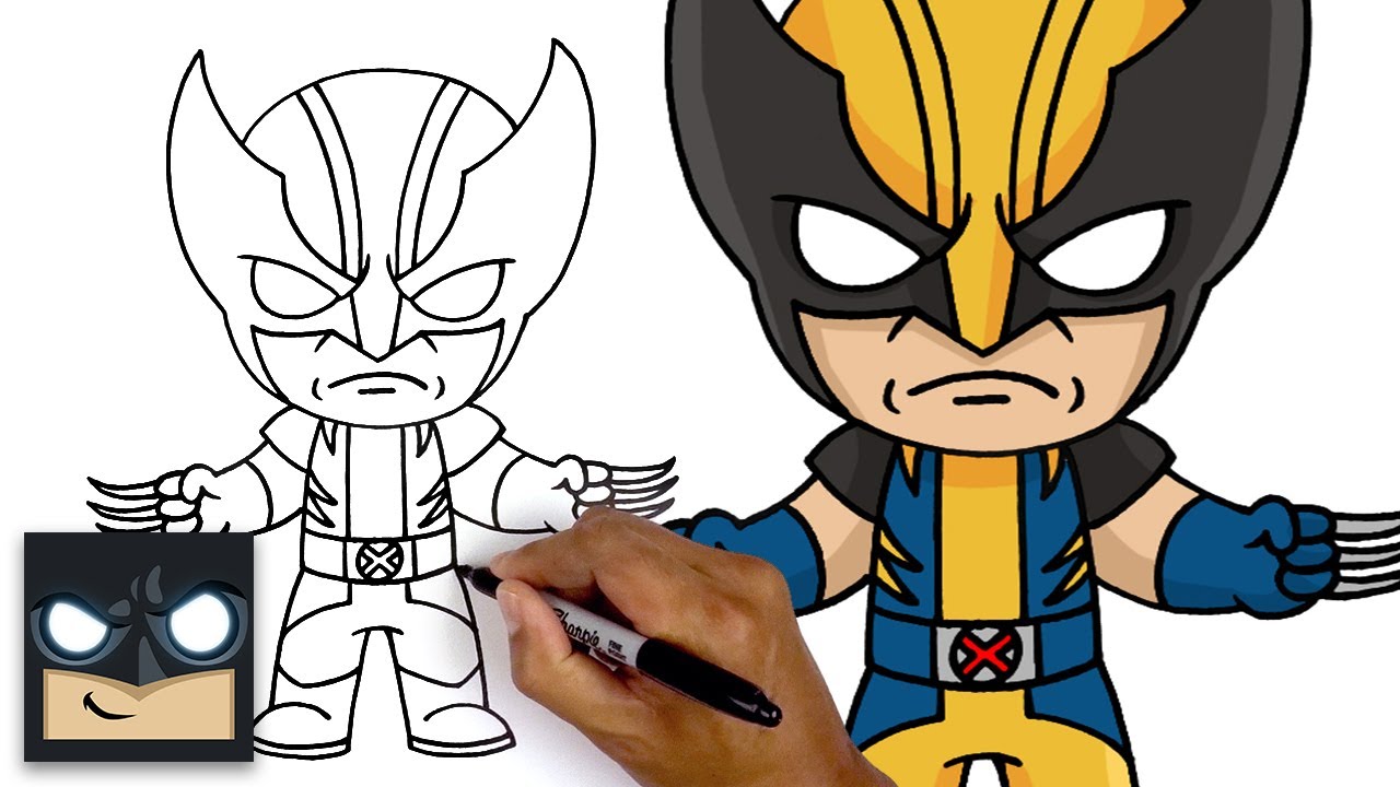 Detail Wolverine Cartoon Drawings Nomer 14