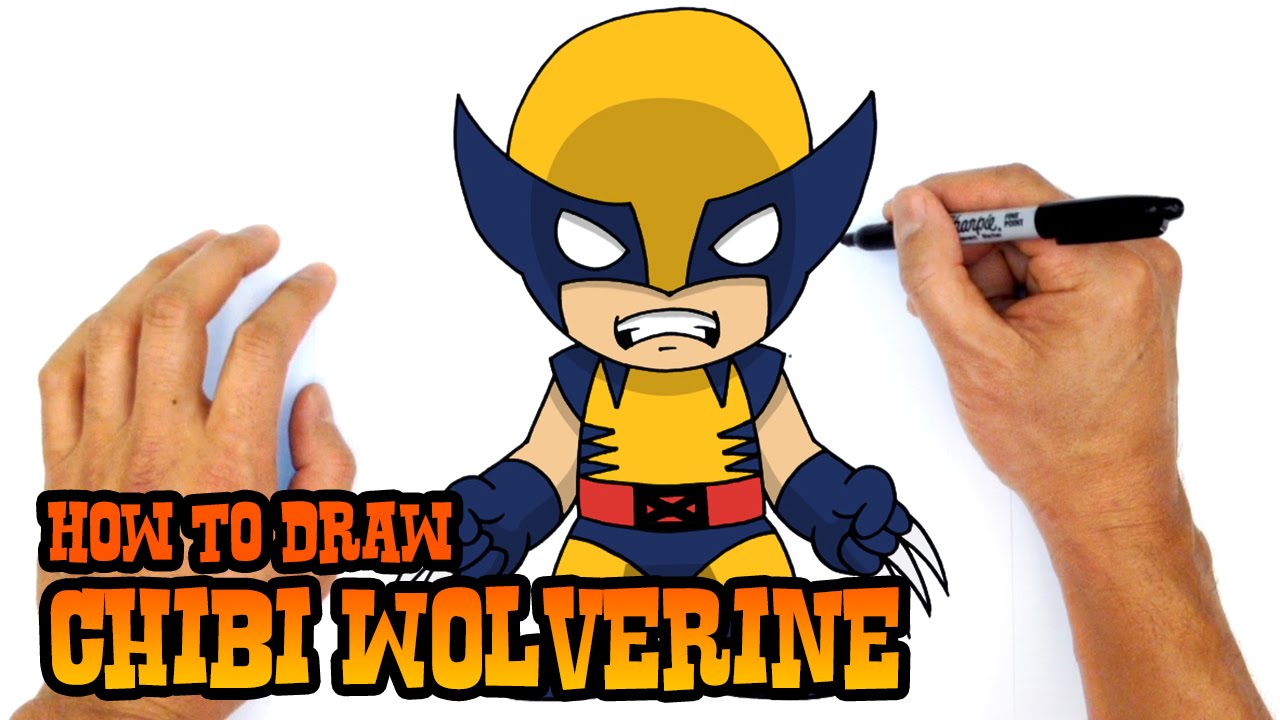 Detail Wolverine Cartoon Drawings Nomer 3