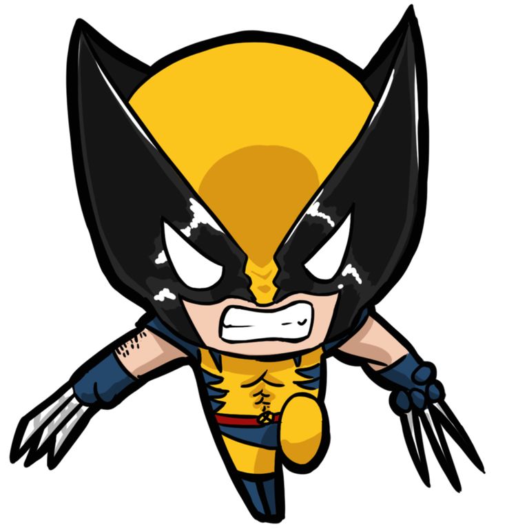Detail Wolverine Cartoon Drawings Nomer 9