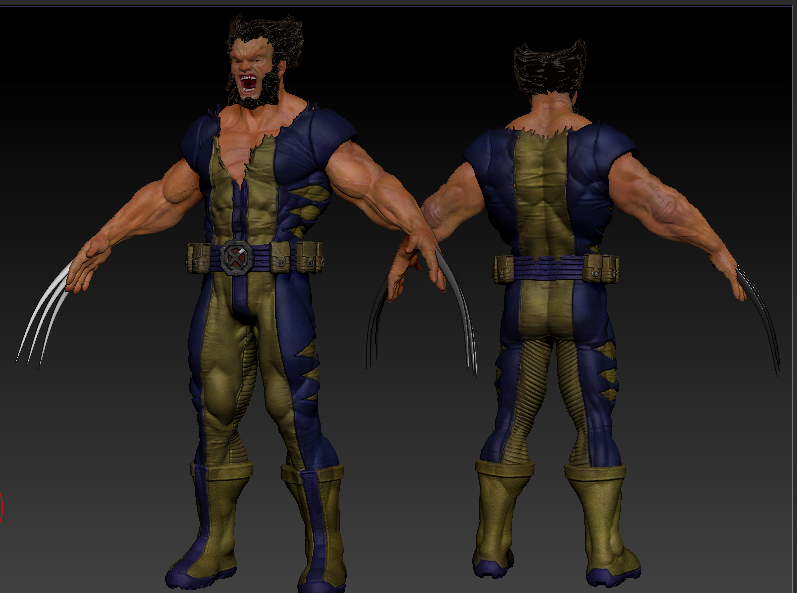Detail Wolverine Render Nomer 22