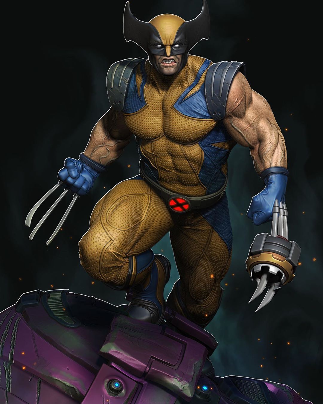 Detail Wolverine Render Nomer 25