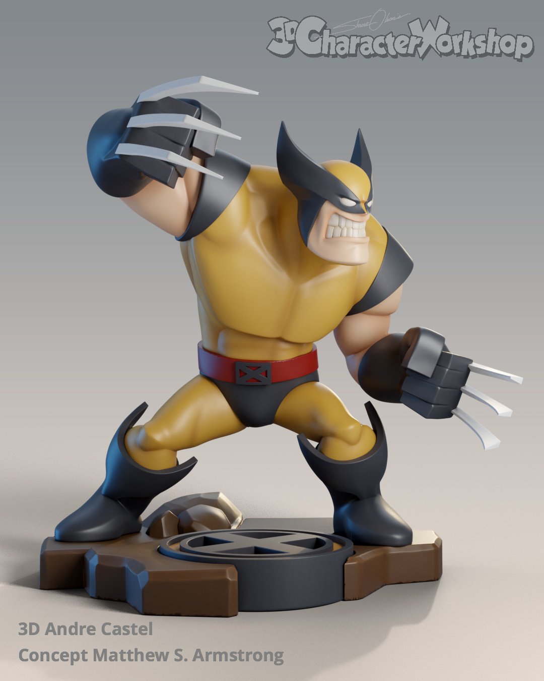 Detail Wolverine Render Nomer 45