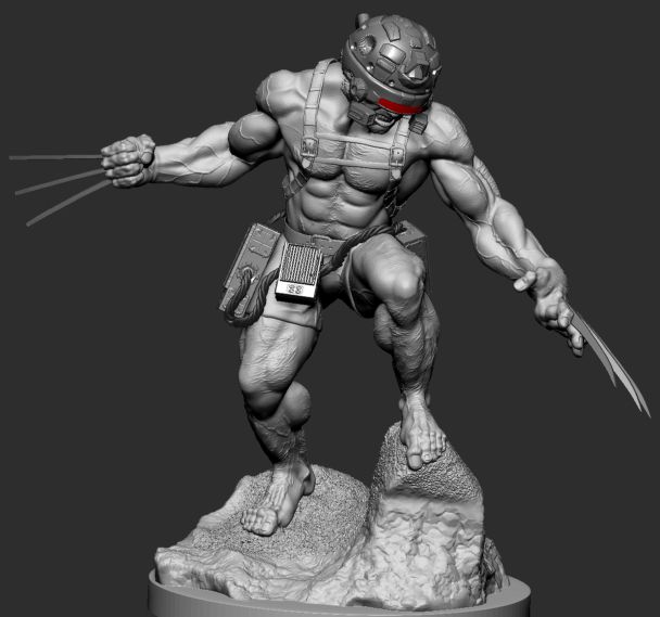 Detail Wolverine Render Nomer 54