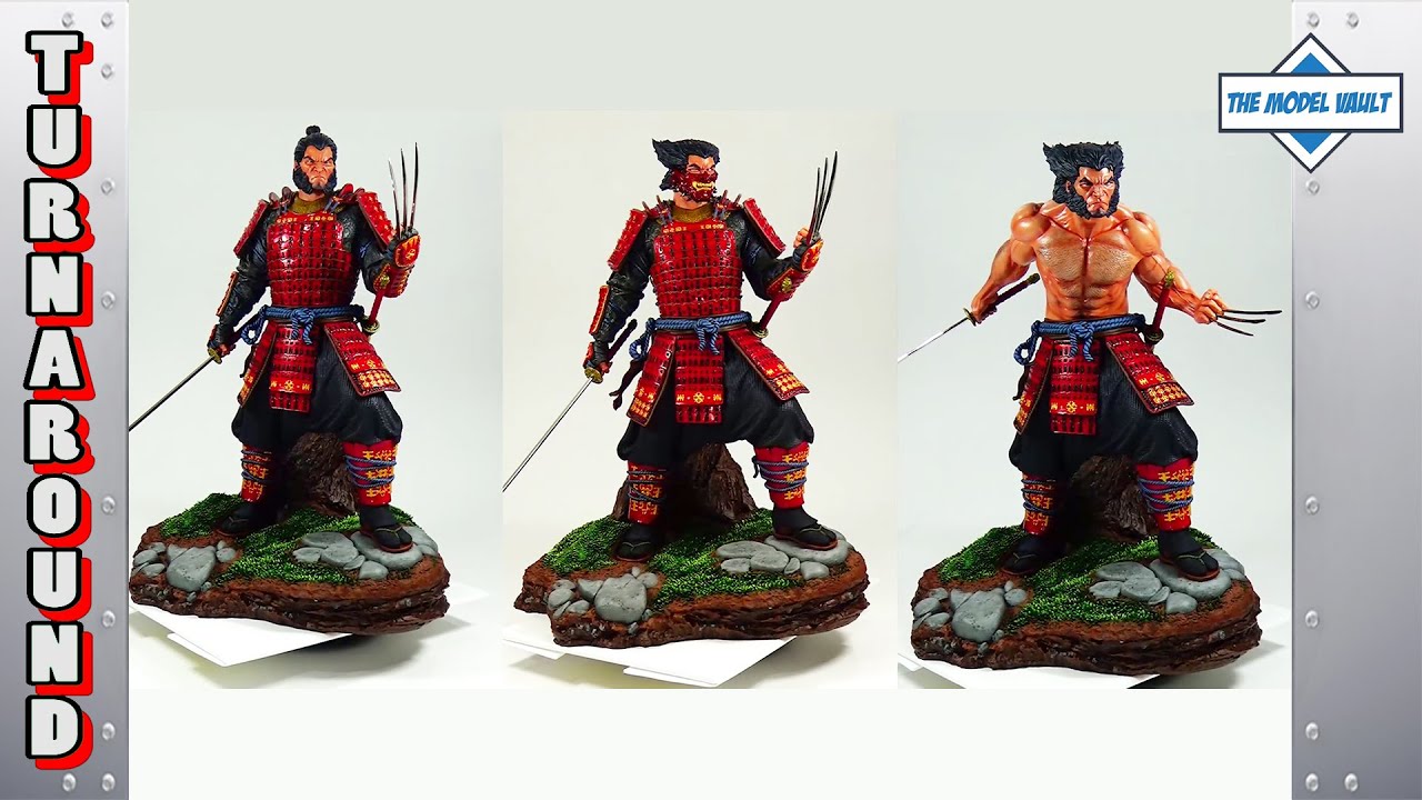 Detail Wolverine Samurai Statue Nomer 29