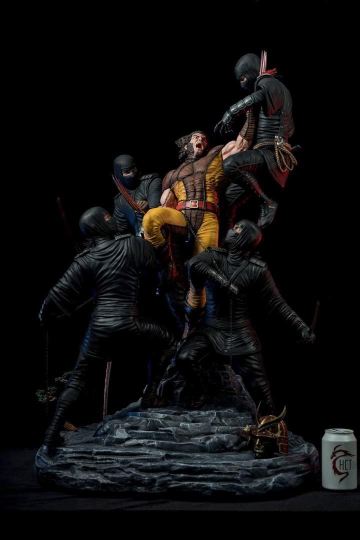 Detail Wolverine Vs Ninjas Statue Nomer 13