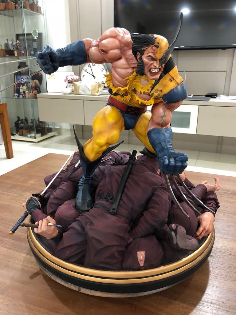 Detail Wolverine Vs Ninjas Statue Nomer 17