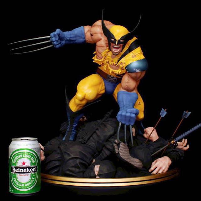 Detail Wolverine Vs Ninjas Statue Nomer 28