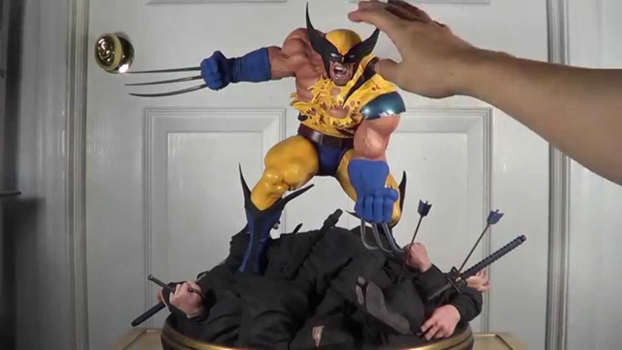 Detail Wolverine Vs Ninjas Statue Nomer 5