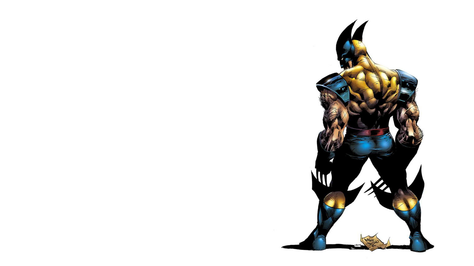 Detail Wolverine White Background Nomer 21