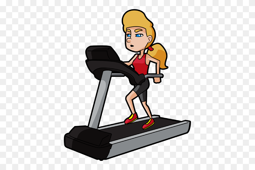 Detail Woman On Treadmill Clipart Nomer 18