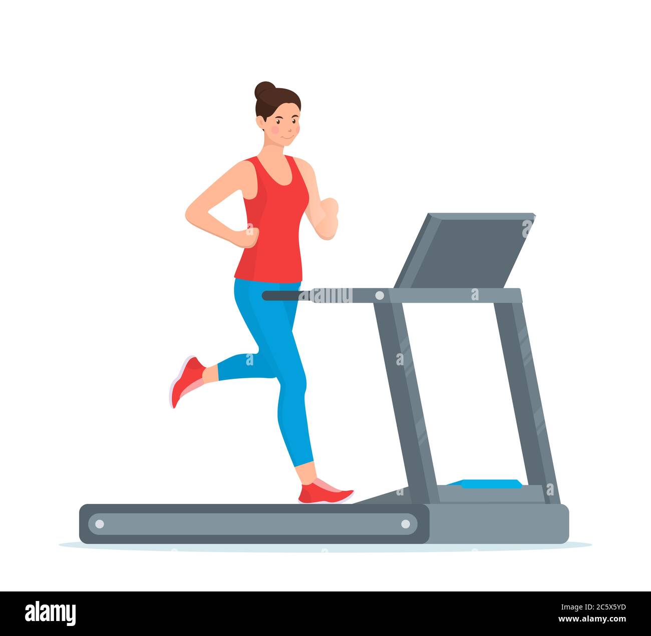 Detail Woman On Treadmill Clipart Nomer 25