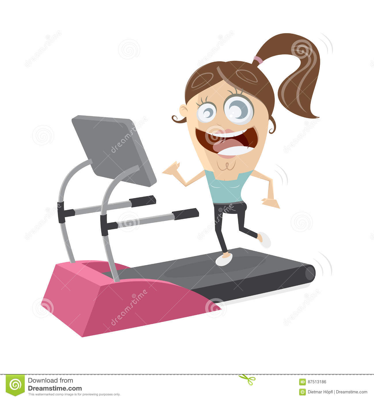 Detail Woman On Treadmill Clipart Nomer 26