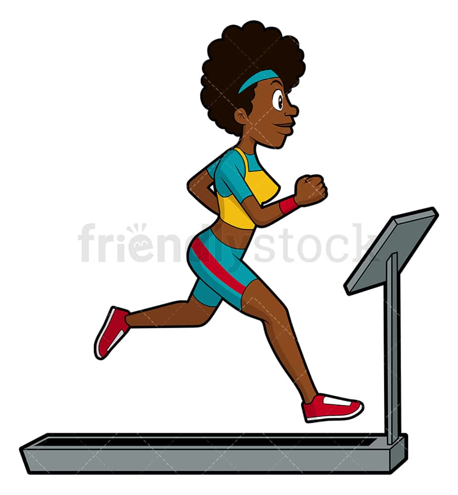 Detail Woman On Treadmill Clipart Nomer 32