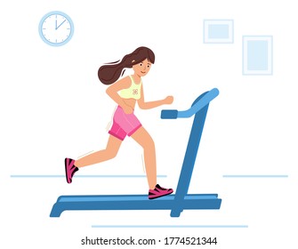 Detail Woman On Treadmill Clipart Nomer 36