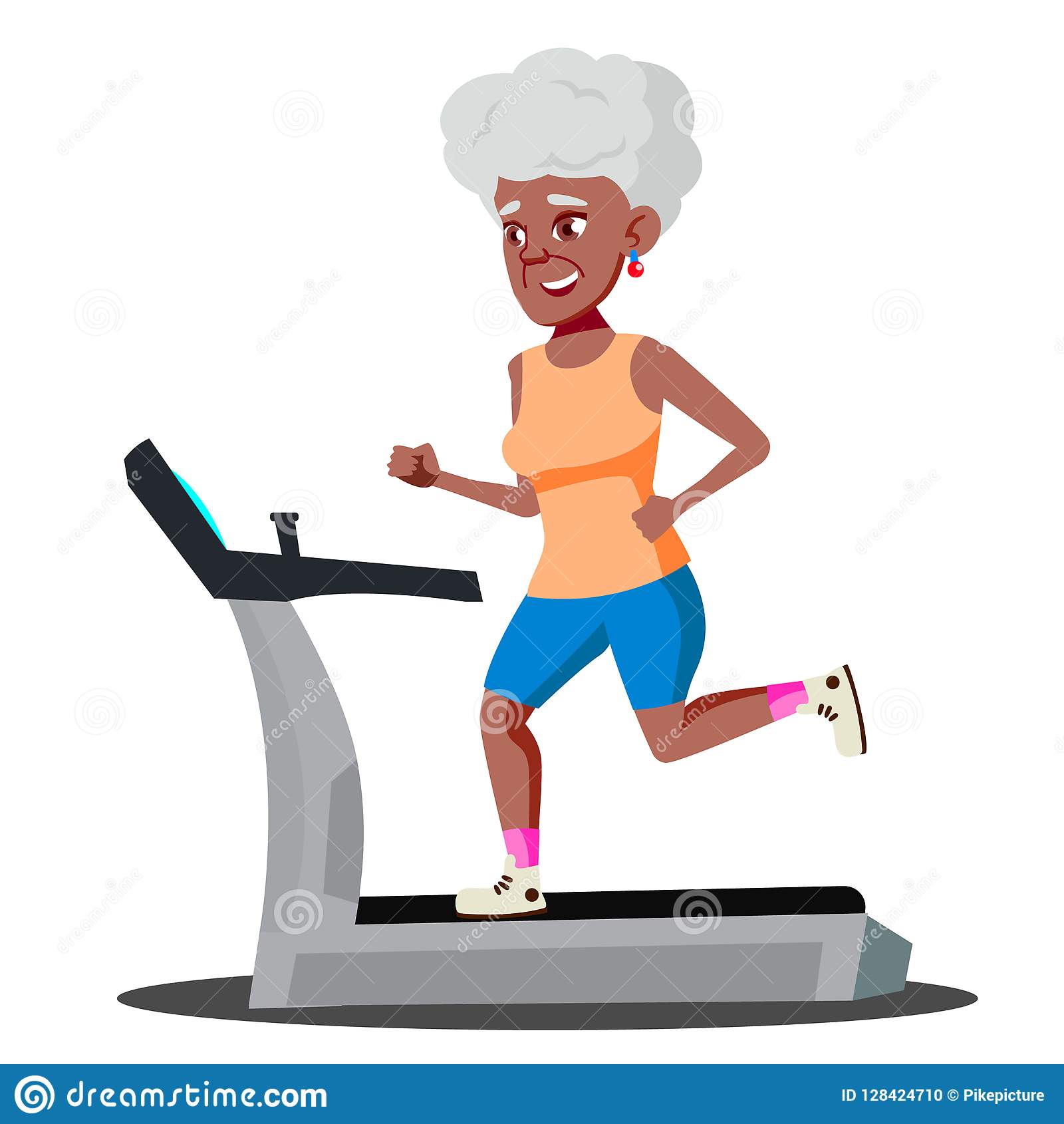 Detail Woman On Treadmill Clipart Nomer 45