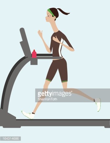 Detail Woman On Treadmill Clipart Nomer 49