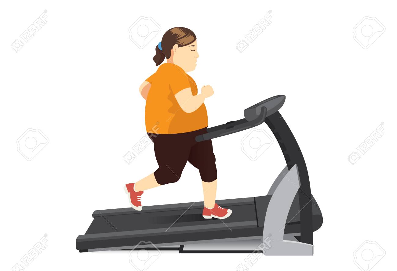 Detail Woman On Treadmill Clipart Nomer 53